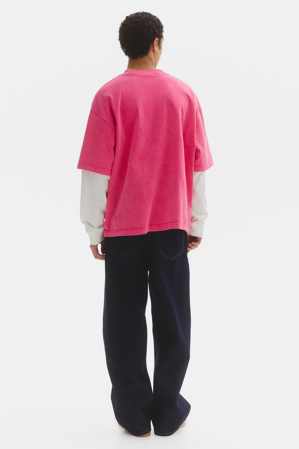 Camiseta de algod?n dise?o layering Oversized Fit - H&m фото 6