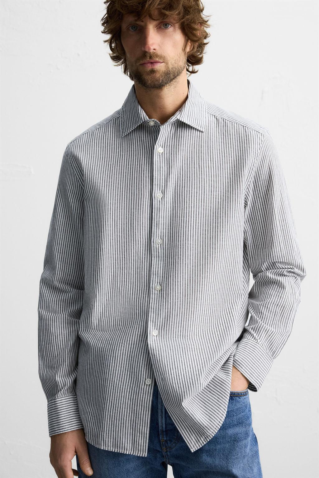 STRIPED SHIRT - Zara фото 5