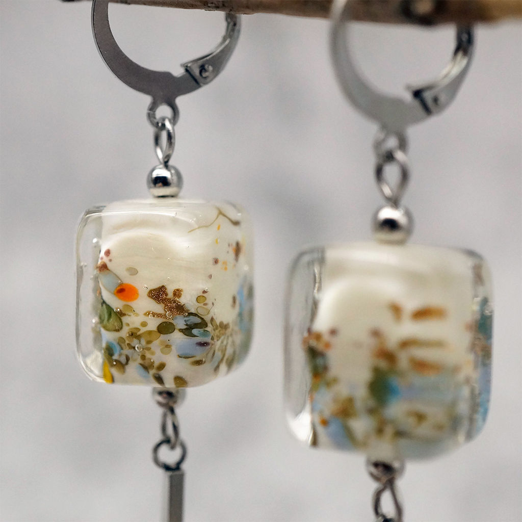 Серьги из муранского стекла RHYTHM LS2119 - Vloes фото 5