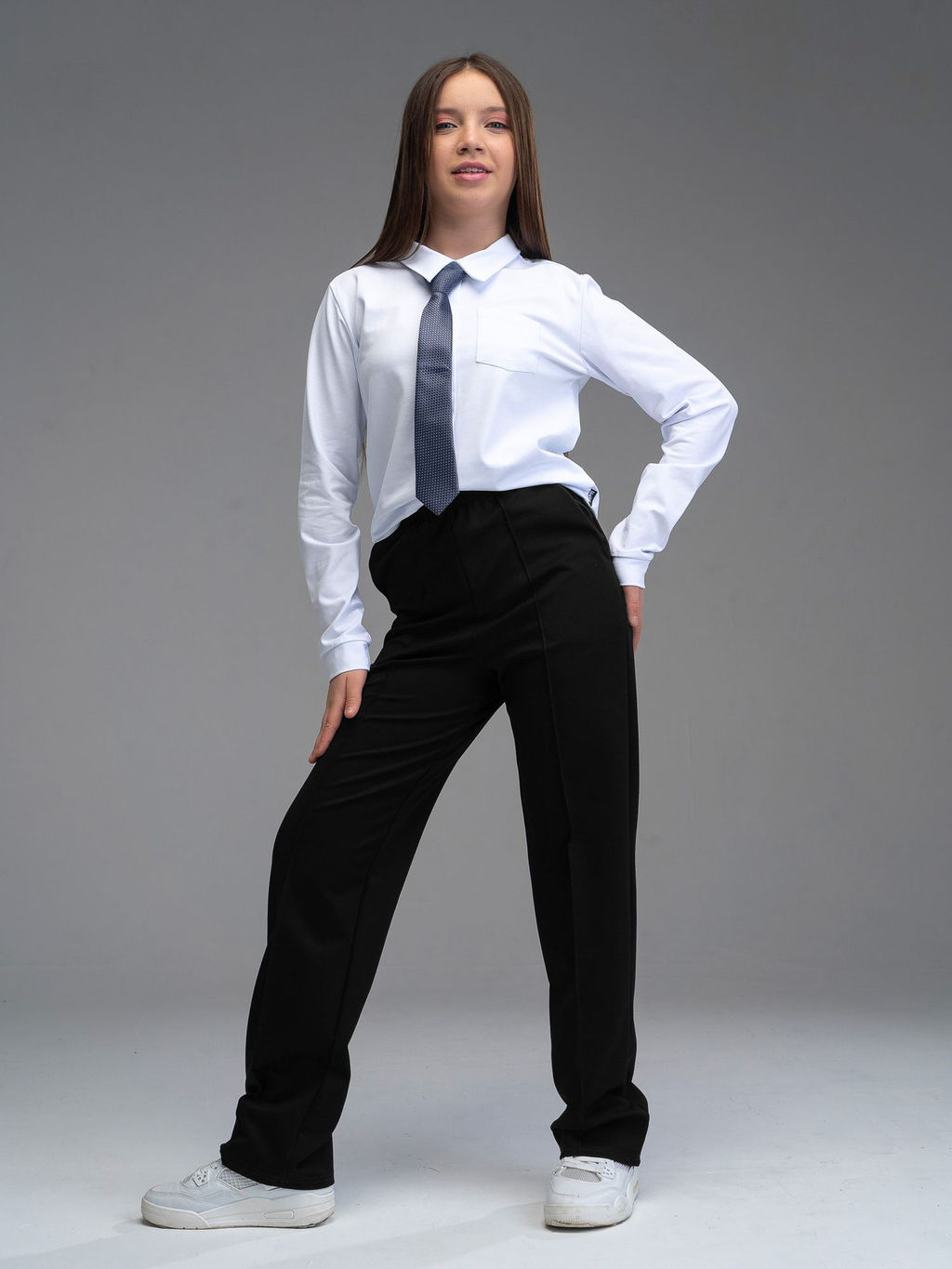 Брюки с начёсом