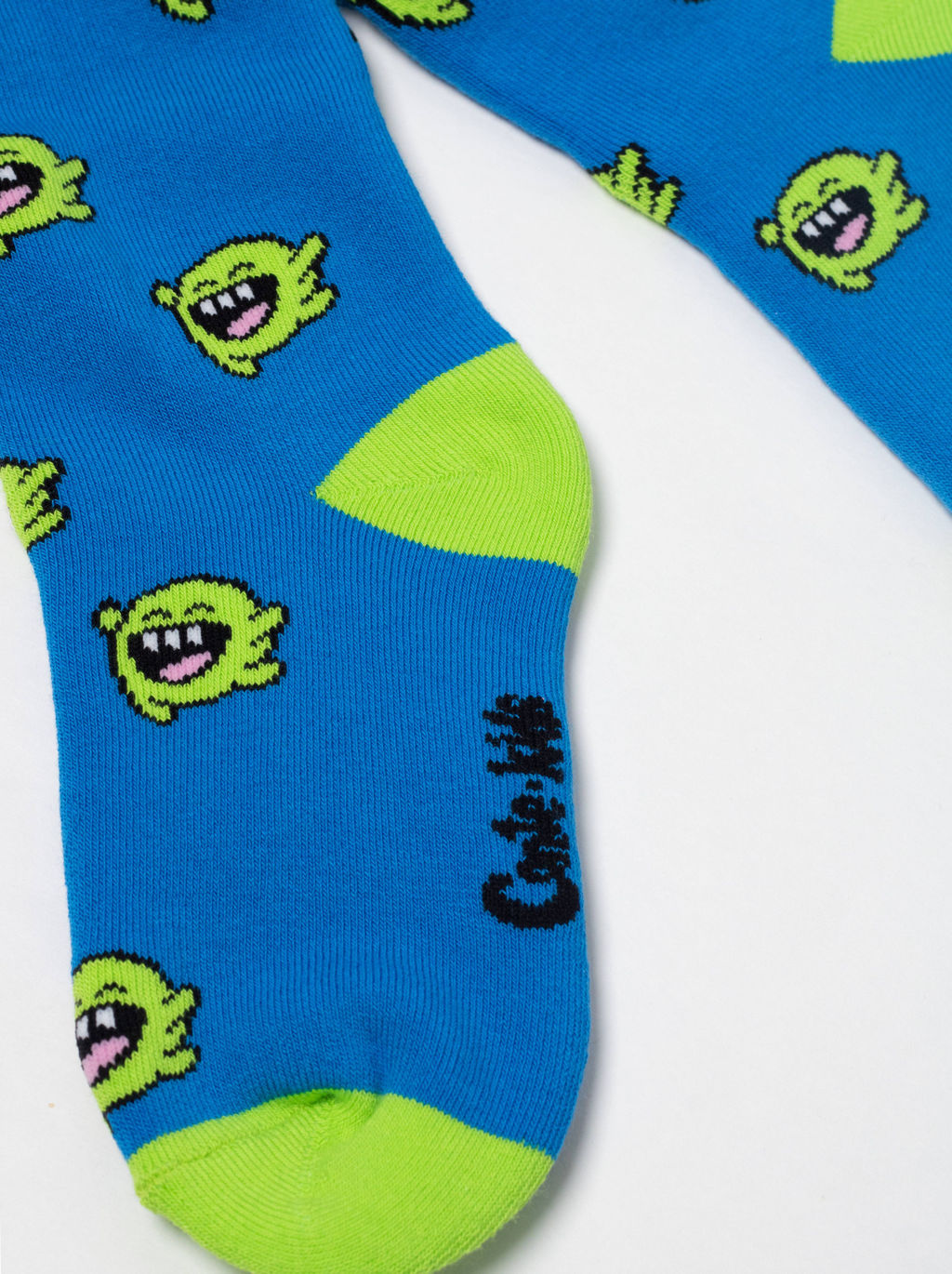 Цена за 2 шт. Колготки детские Conte-kids Колготки SOF-TIKI (махровые внутри) с рисунками синий - Conte elegant фото 2