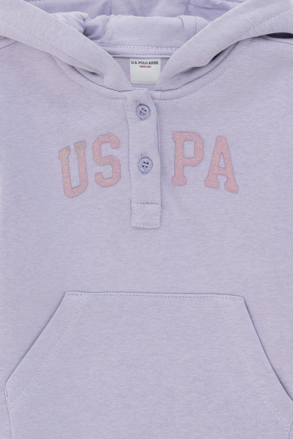 Базовый свитшот Girl Lilac Неожиданная скидка в корзине - U.s. polo assn фото 3