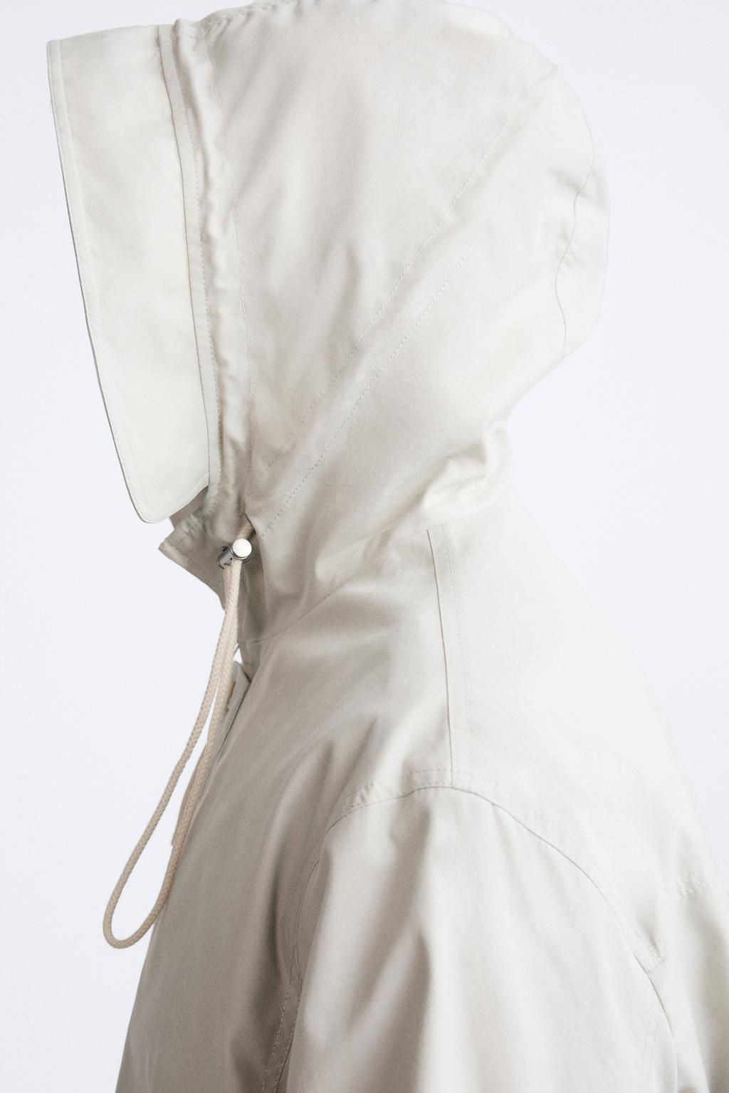 COTTON JACKET WITH HOOD - Zara фото 7