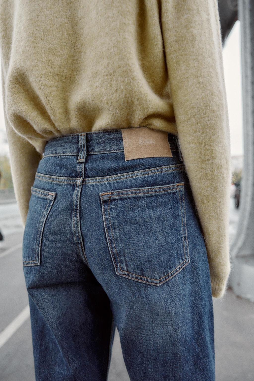 Z1975 WIDE-LEG CROPPED HIGH-WAIST JEANS - Zara фото 5