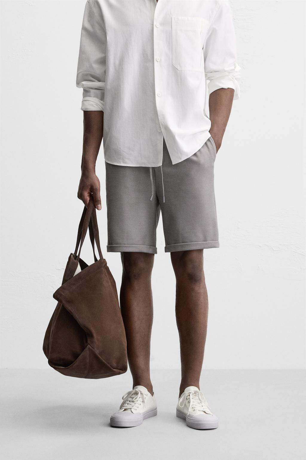 COMFORTABLE REGULAR FIT BERMUDA SHORTS - Zara фото 43
