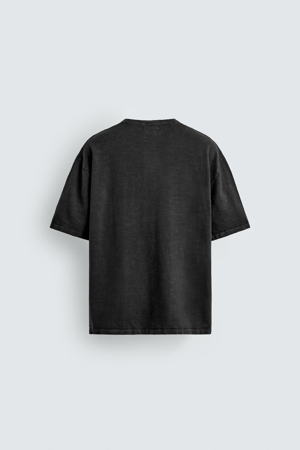 CAMISETA PUNTO ESTRUCTURA FLAM? / Azul / Gris - Zara фото 7