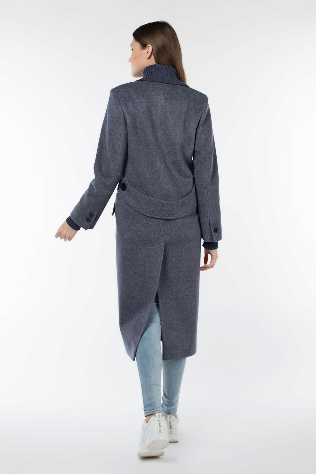 01-09756 Пальто женское демисезонное - El podio фото 5