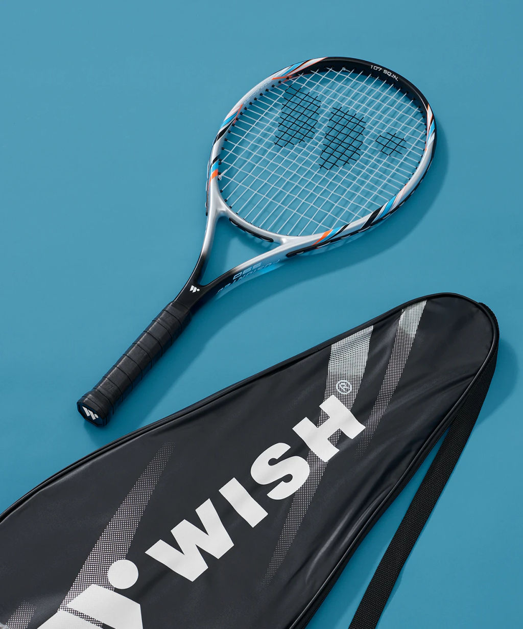 Ракетка для б/т Wish 27 FusionTec 590, серебристый  фото 11