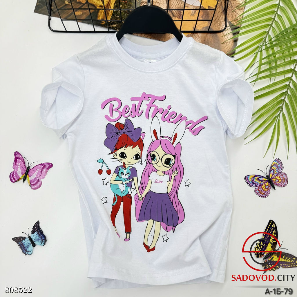 Футболка для девочки, хлопок