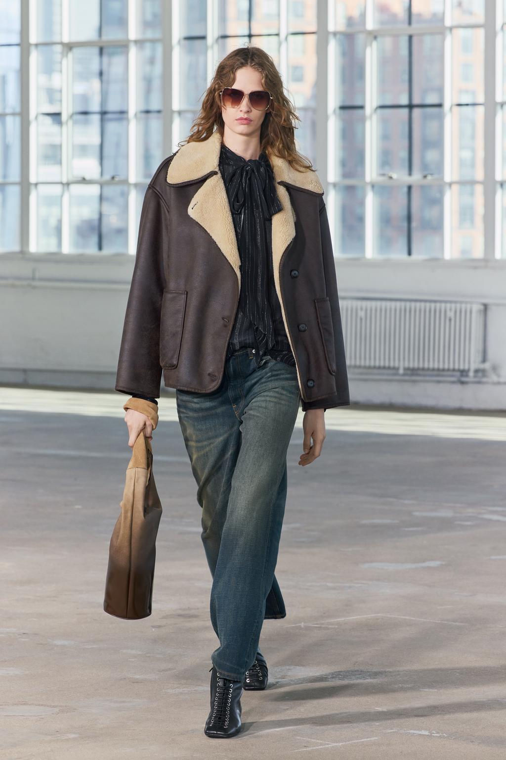DOUBLE-FACED JACKET ZW COLLECTION - Zara фото 24