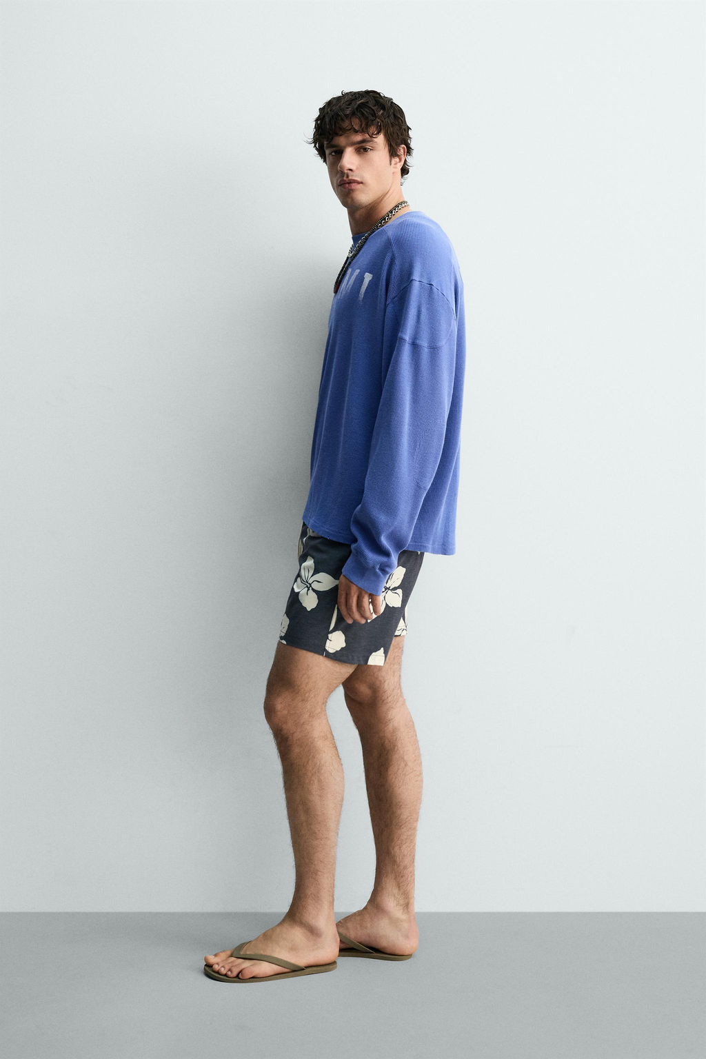 CAMISETA ESTRUCTURA WAFFLE MIAMI / Azul