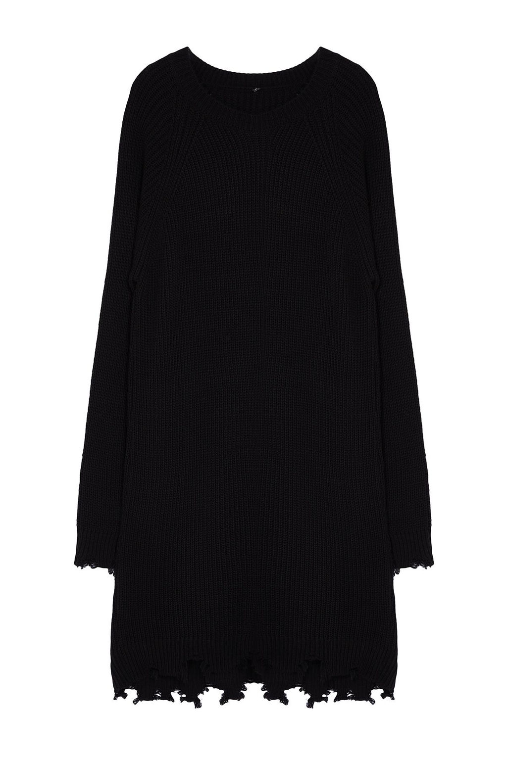 TRENDYOLMILLA Haki Mini Triko Genis Kal?p Ak?tma Detayl? Duz Elbise TWOAW24EL00113 фото 21