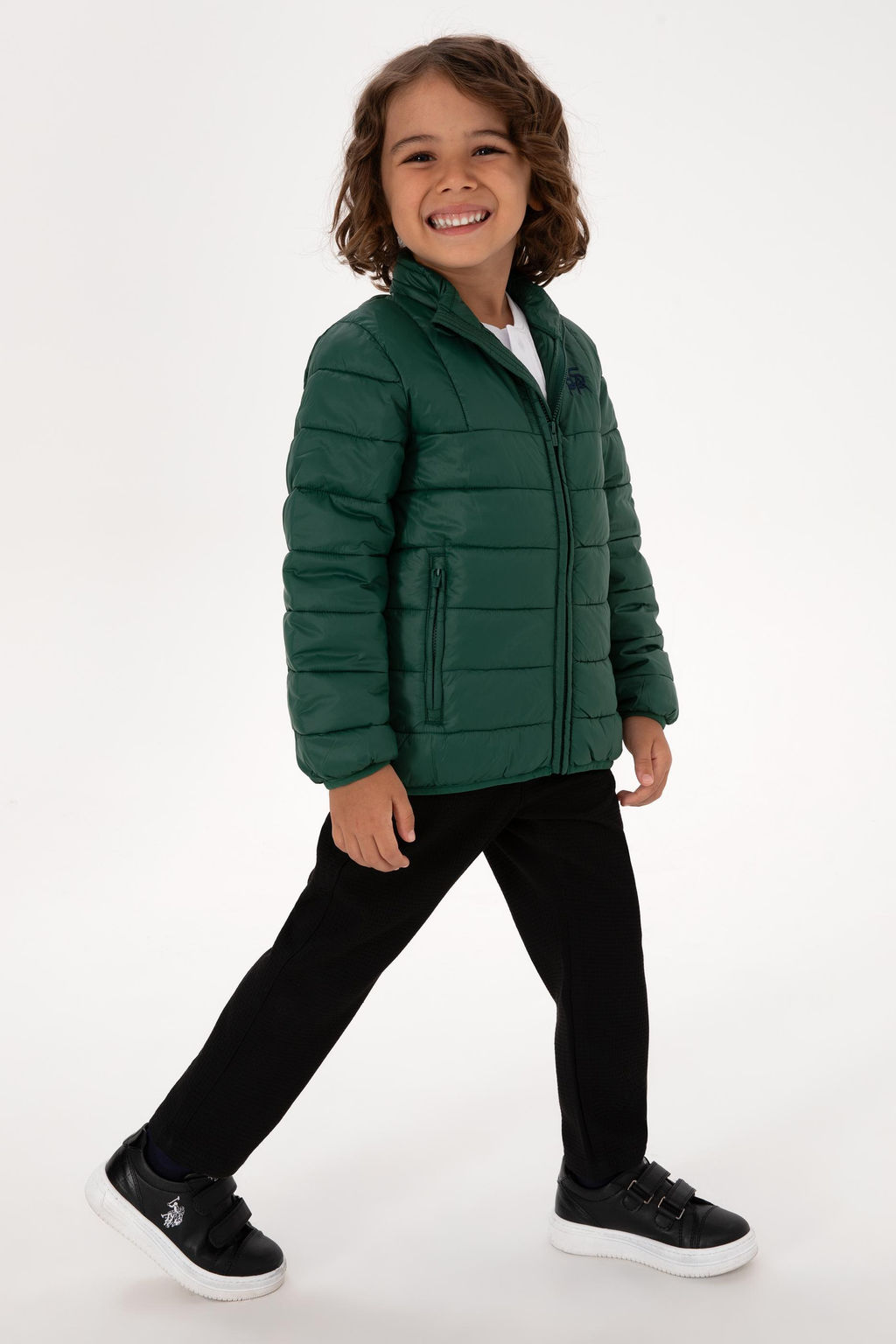 Erkek _ocuk Koyu Ye_il Mont Sepette S_rpriz _ndirim