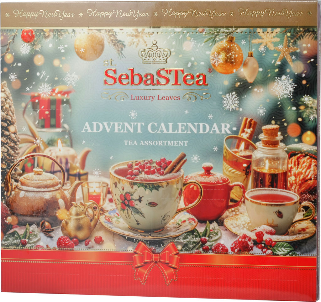 SebaSTea. Новый год. Advent Calendar. Чаепитие карт.упаковка, 24 пак.