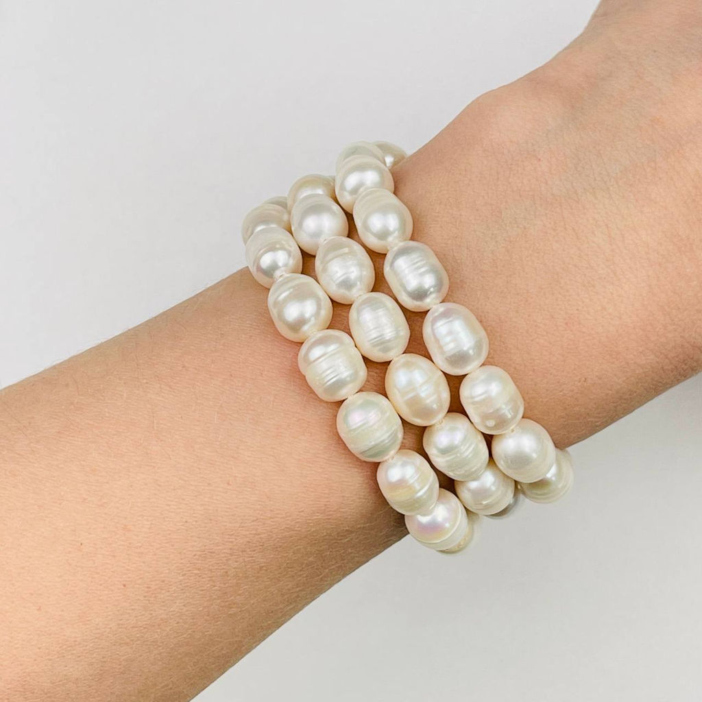 Бусины для украшений из белого Жемчуга 35 см