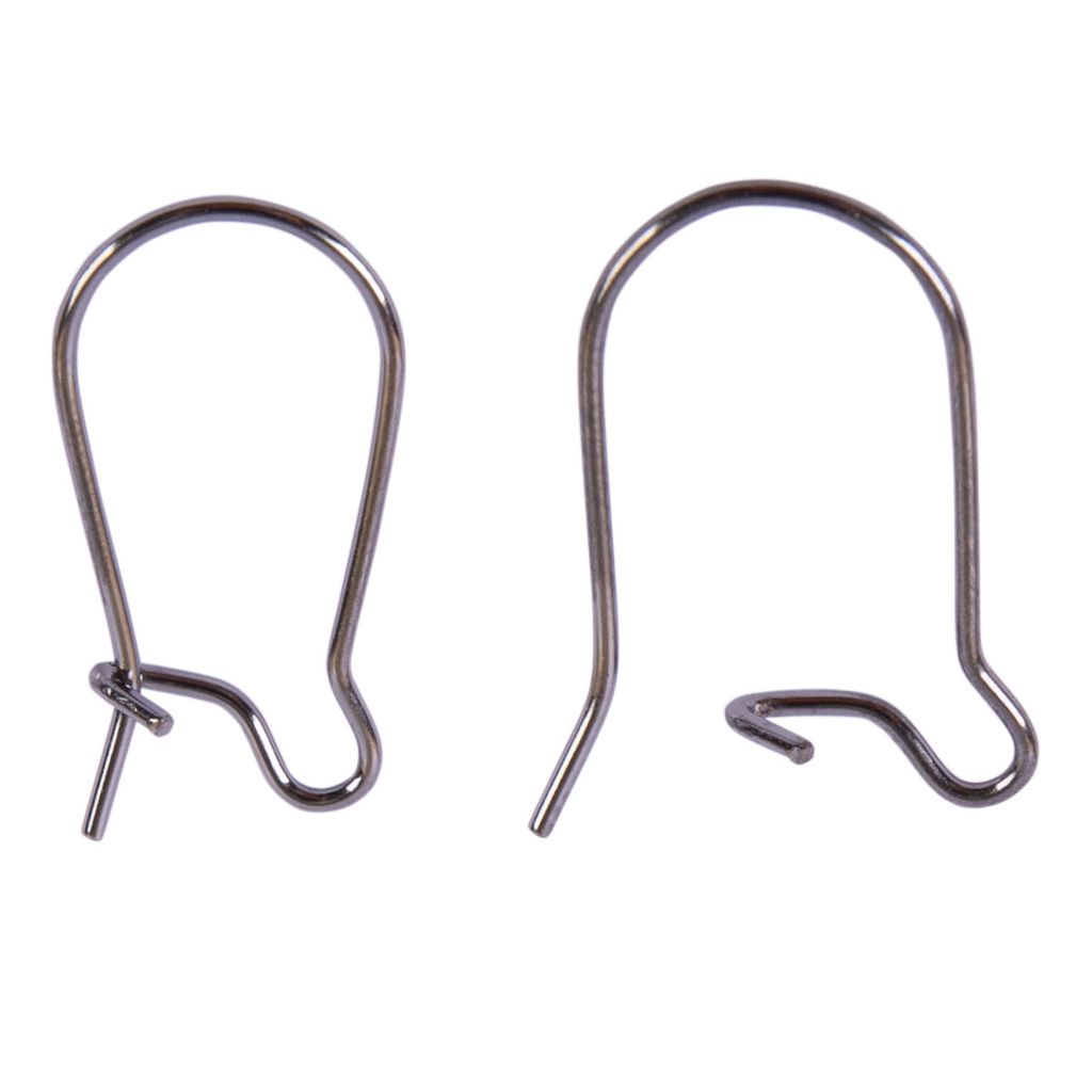 Zlatka Швензы для бисера DC-074/10 15 мм 10 шт №03 под черный никель