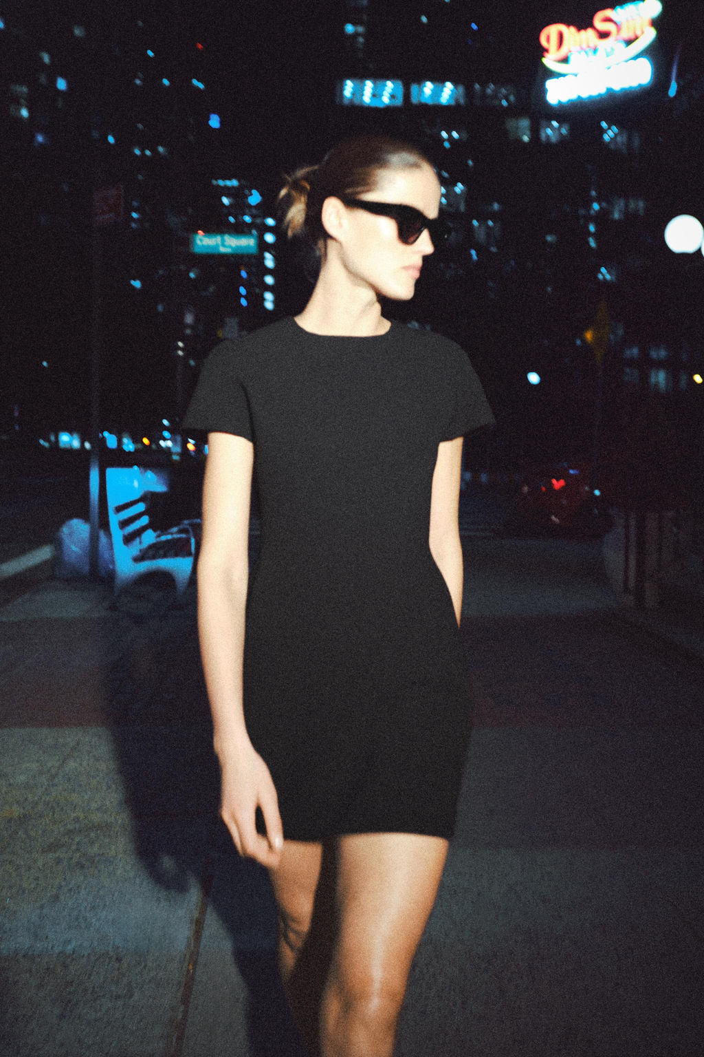 VESTIDO CORTO ZW COLLECTION / Negro - Zara фото 2