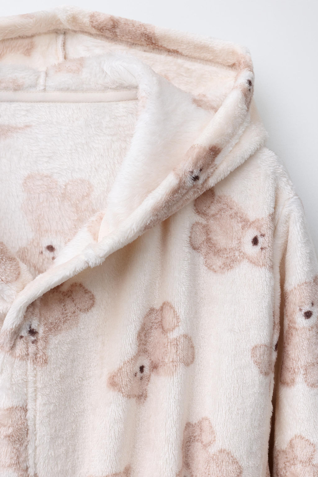 FLEECE DRESSING GOWN WITH BEARS - Zara фото 3