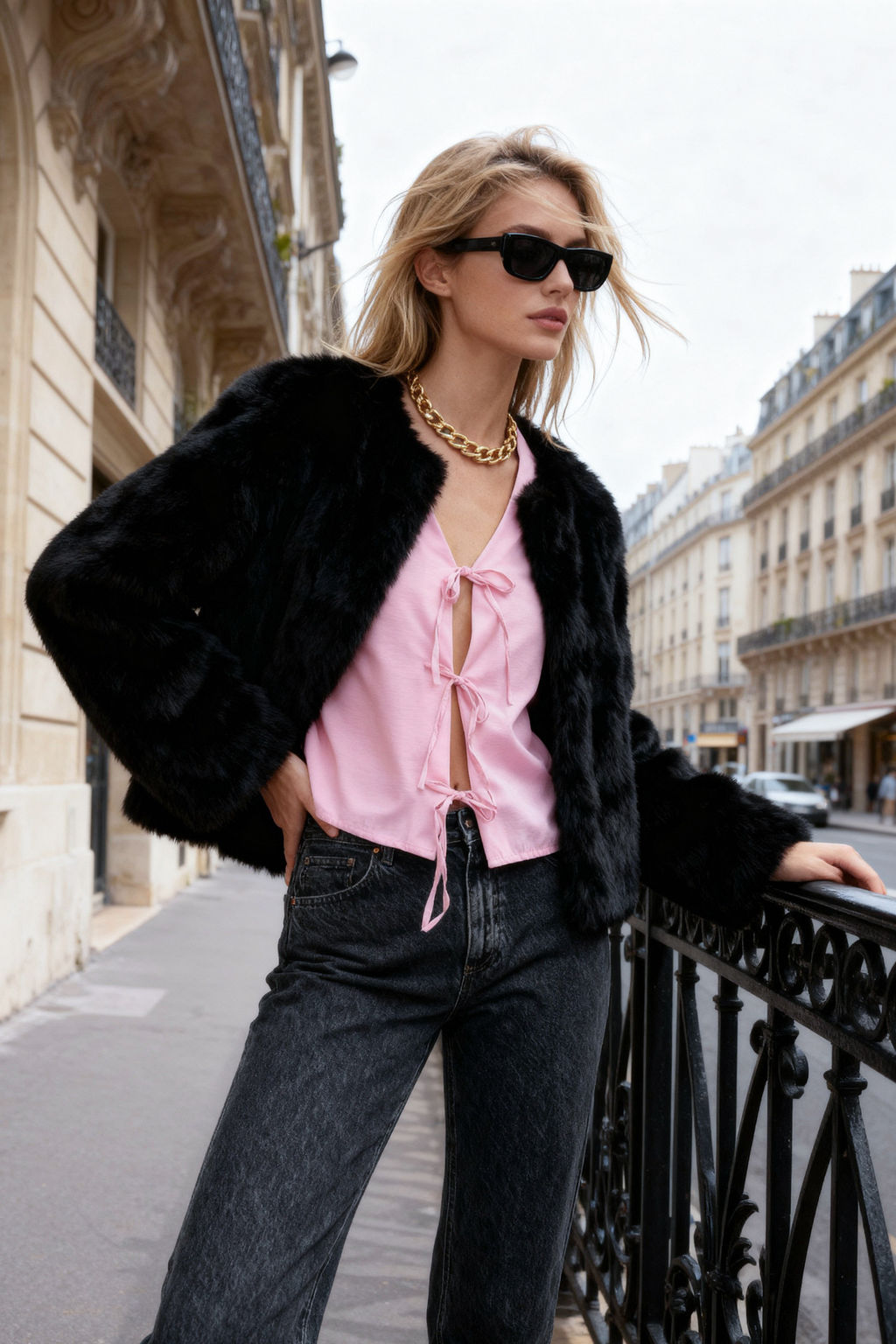 Ac?k Pembe Onden Baglamal? Dokuma Gomlek TEDSS24GO00001