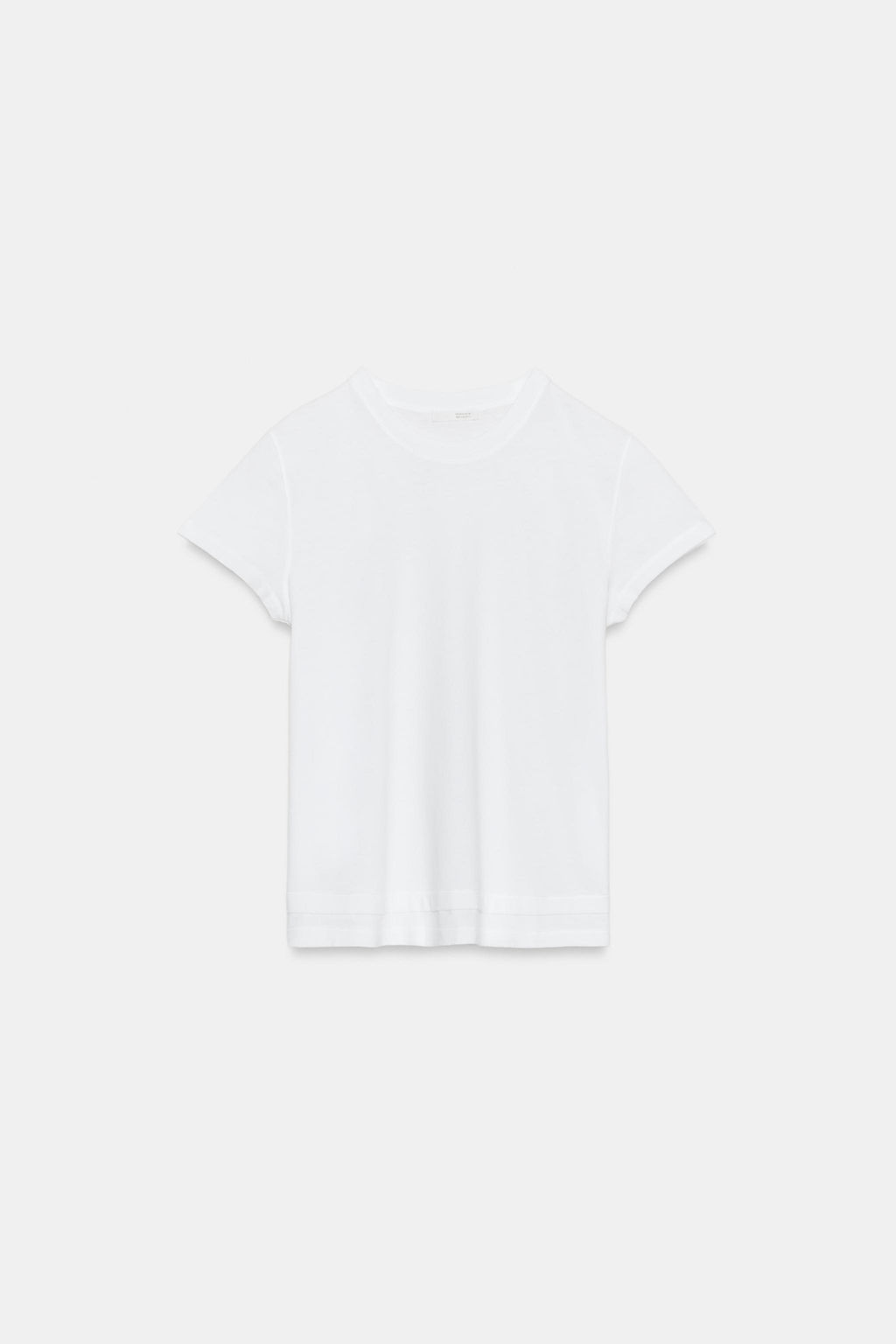 CAMISETA MANGA CORTA EFECTO DOBLE / Blanco - Zara фото 4