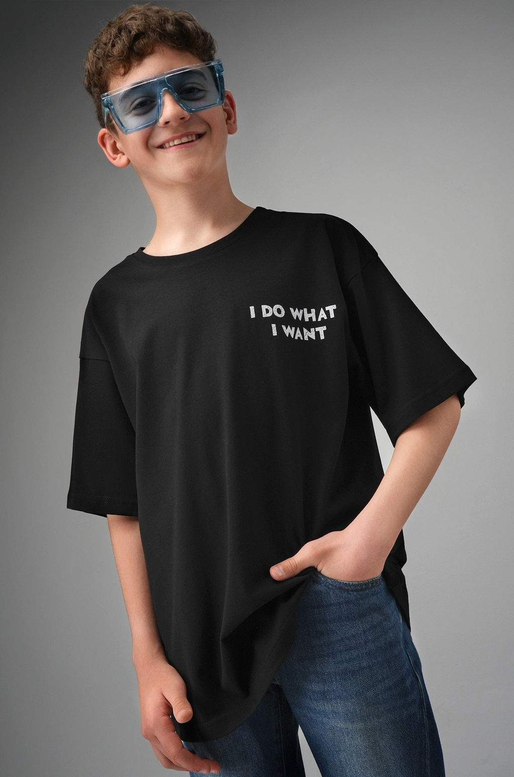 Детская футболка оверсайз Happyfox