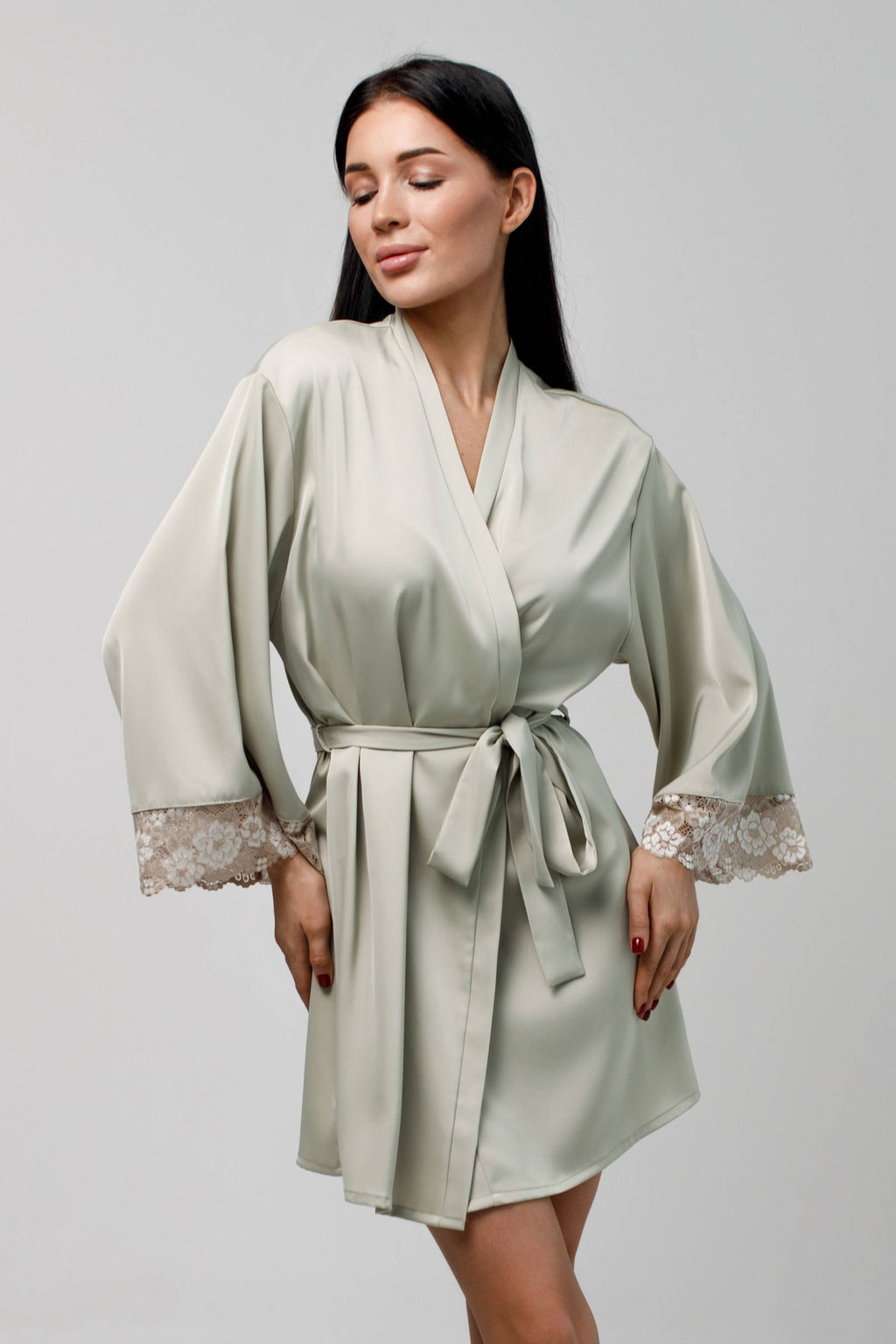 2518 ОЛИВКА ХАЛАТ - Karolina фото 3