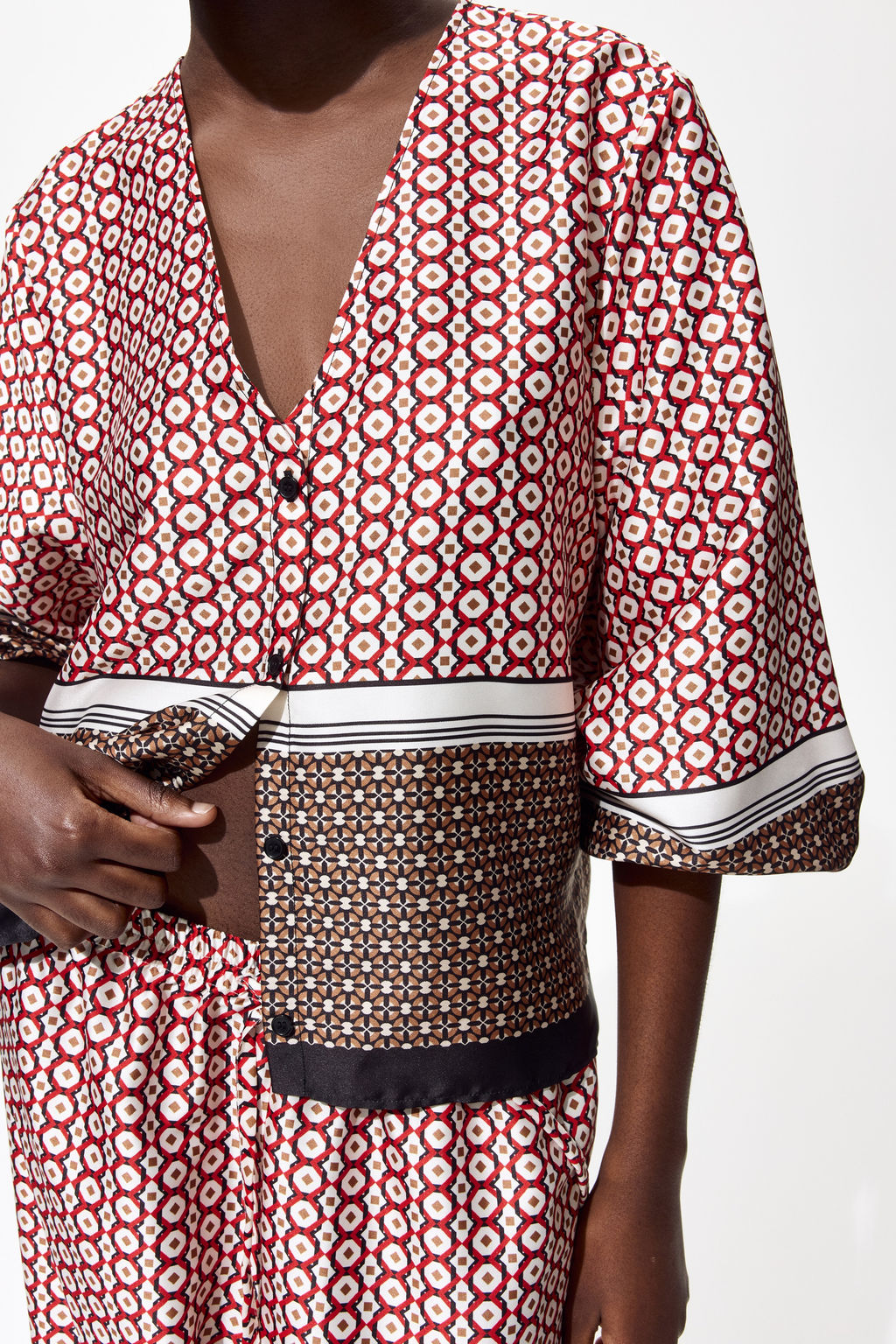 Blusa con escote en V - H&m фото 5