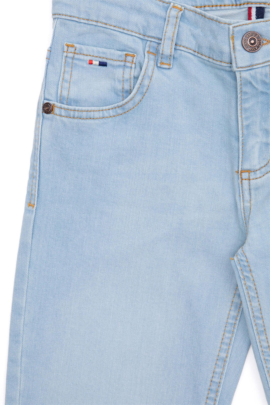 Голубые джинсовые брюки для мальчика - U.s. polo assn фото 10