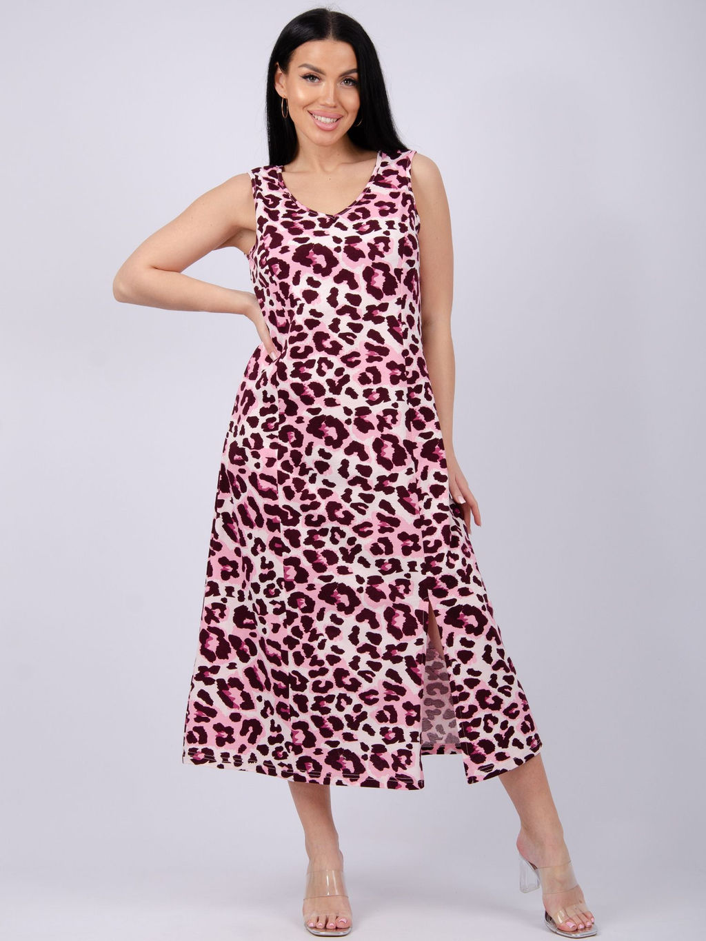 Туника Небо розовая, трикотаж