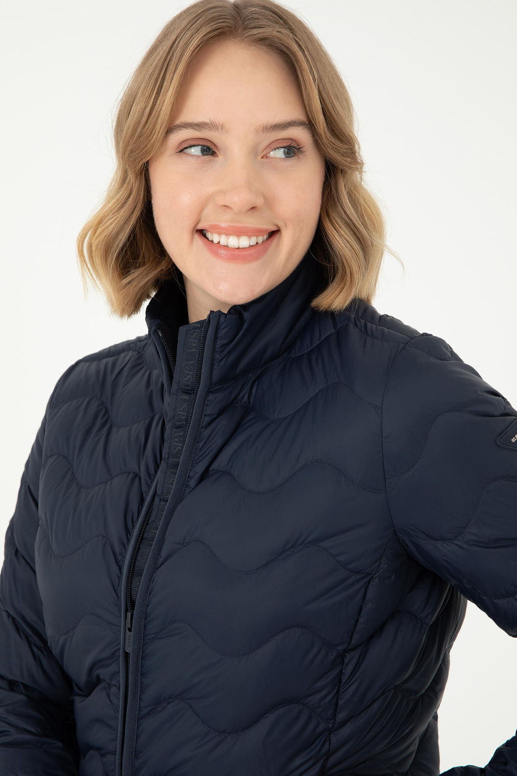 Женское темно-синее пальто - U.s. polo assn фото 2