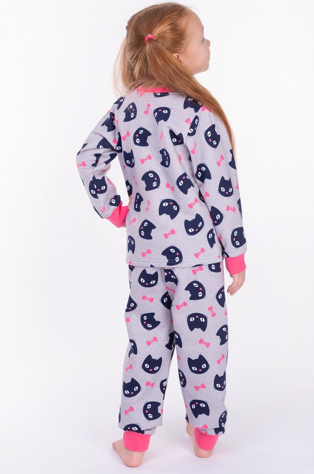 Пижама из футера двухнитки с начесом для девочки Bonito  фото 4