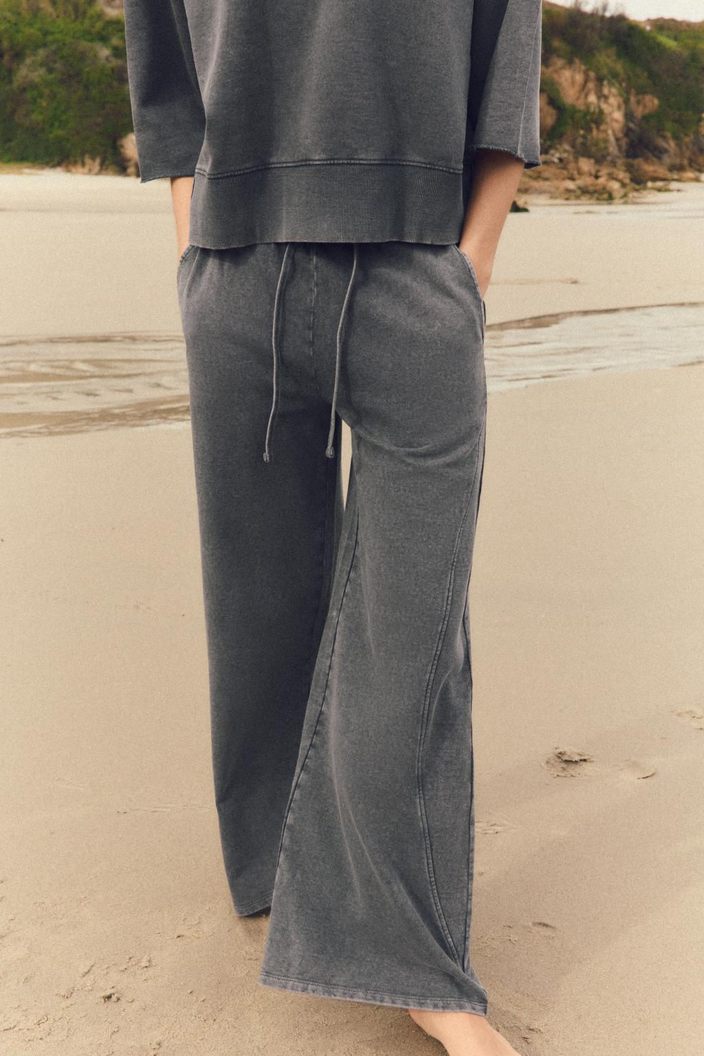 WASHED EFFECT TROUSERS - Zara фото 10