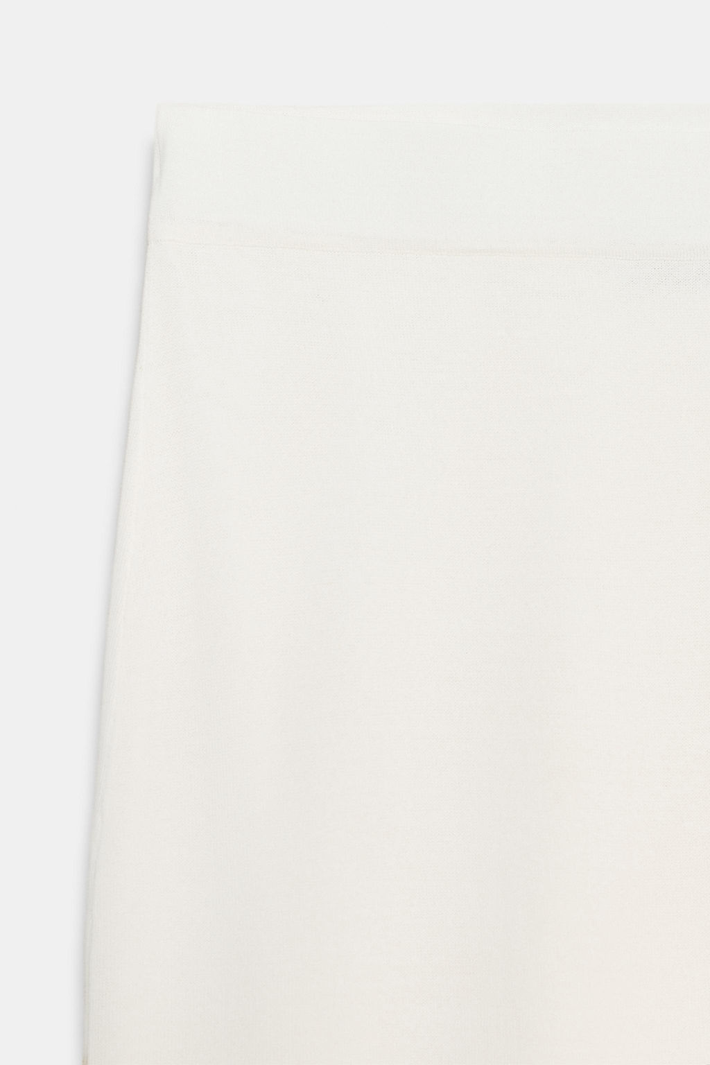 FALDA MIDI PUNTO FINO / Blanco - Zara фото 8