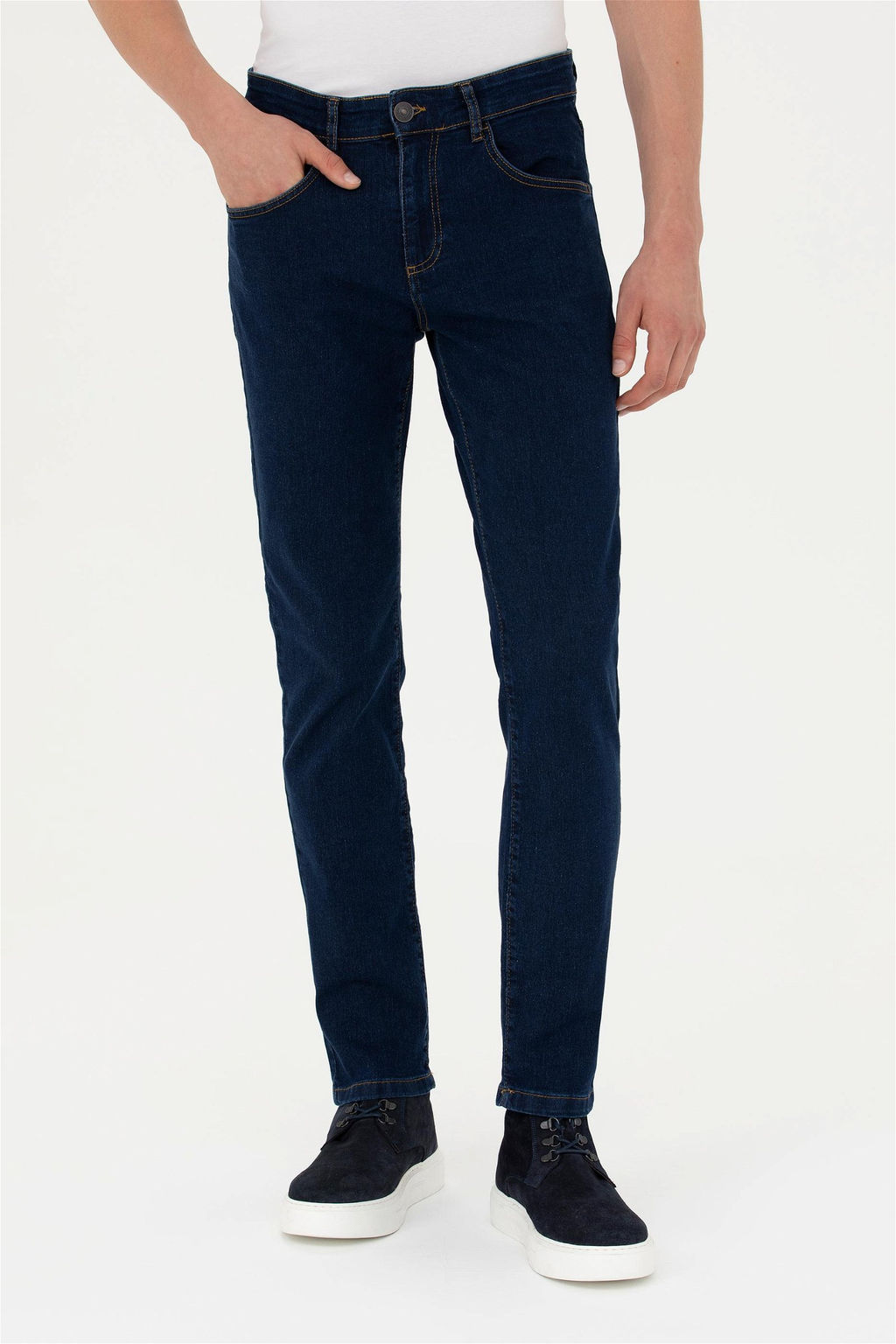 Мужские темно-синие джинсовые брюки - U.s. polo assn фото 9