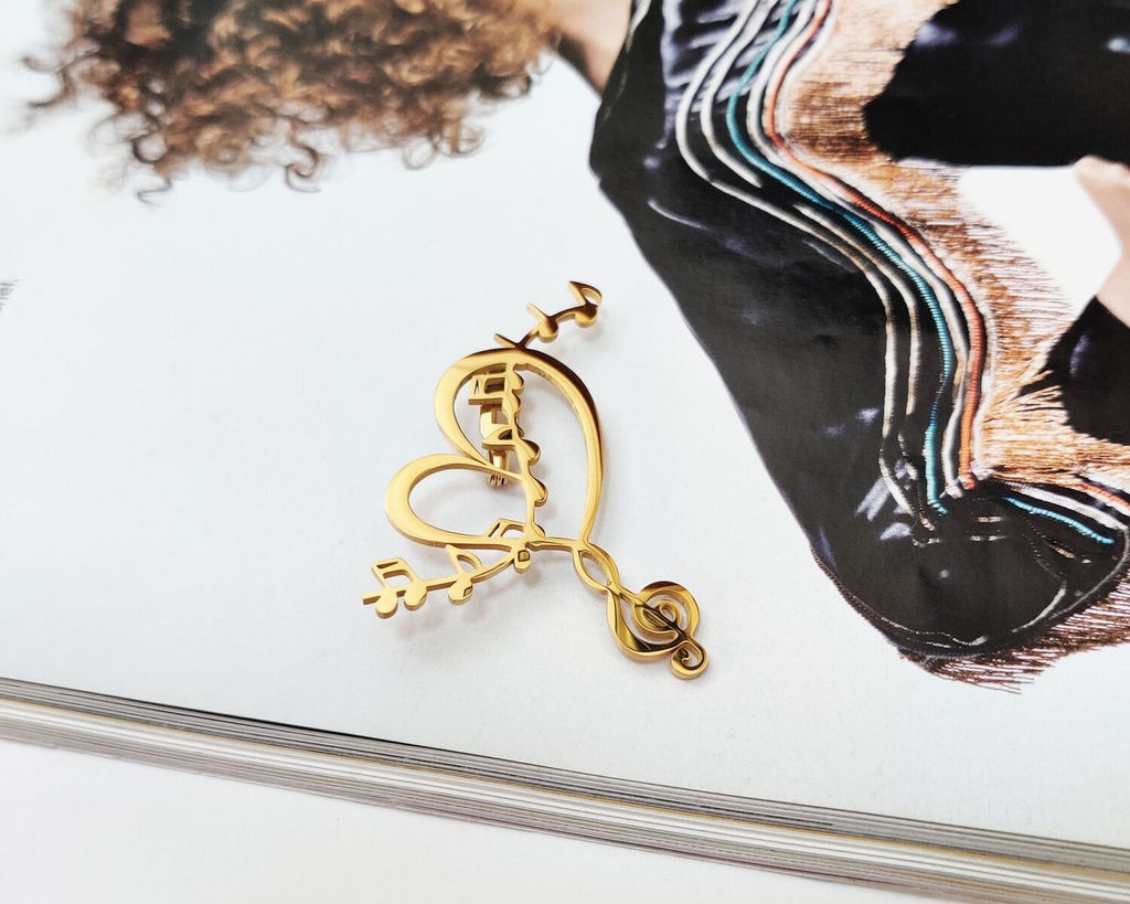 Брошь Ноты - Vel vett фото 6