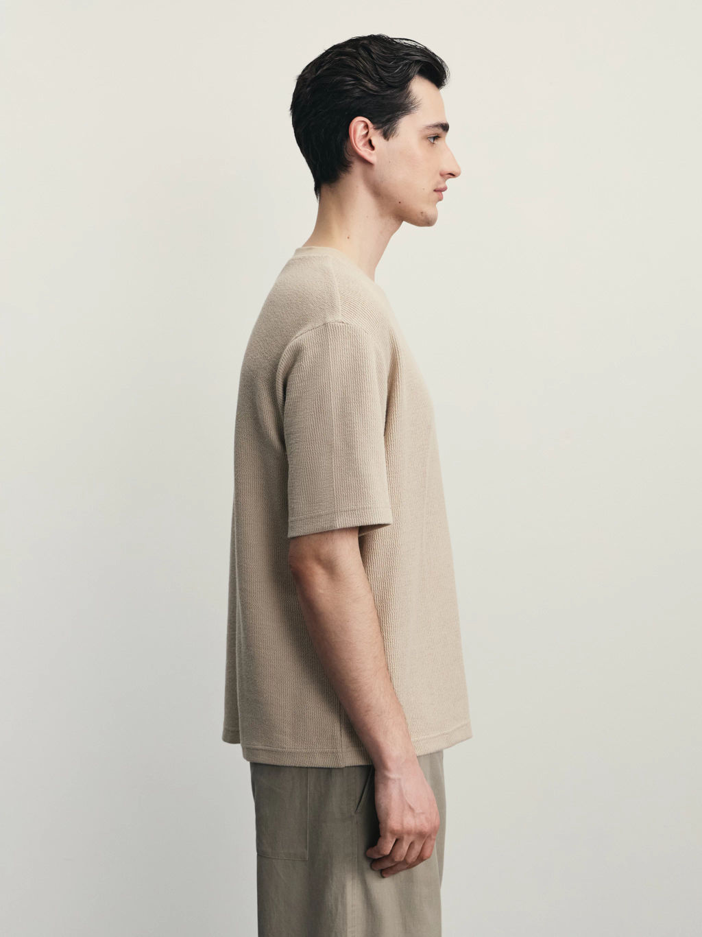 Футболка из фактурной ткани / Zarina фото 11