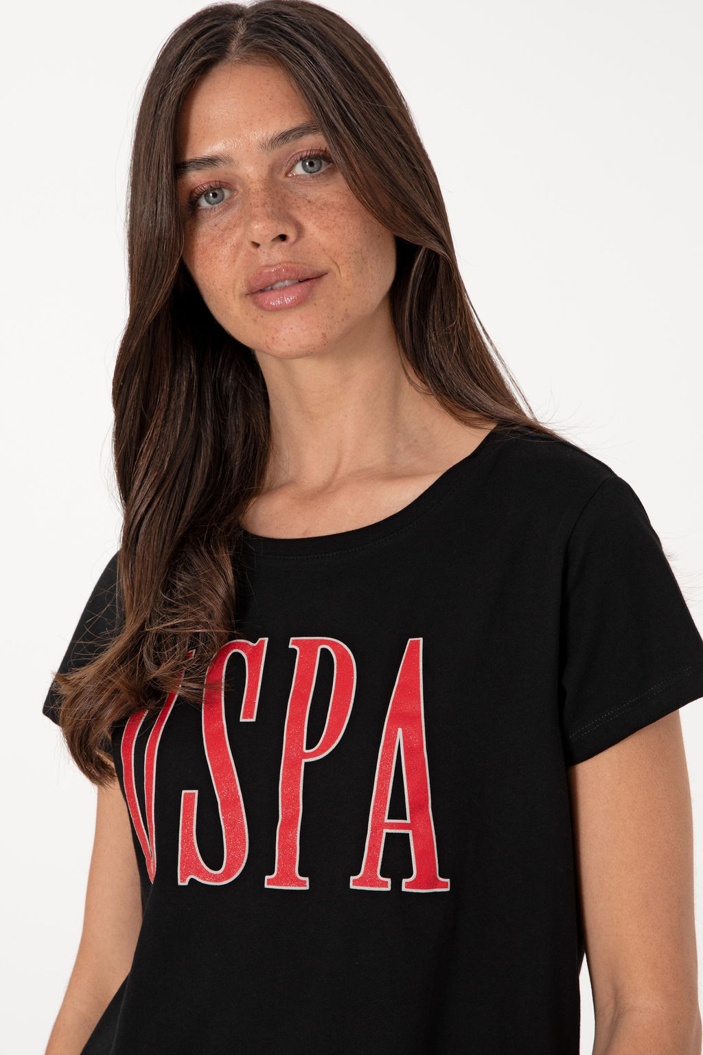 Kad_n Siyah Bisiklet Yaka Ti__rt Sepette S_rpriz _ndirim - U.s. polo assn фото 2