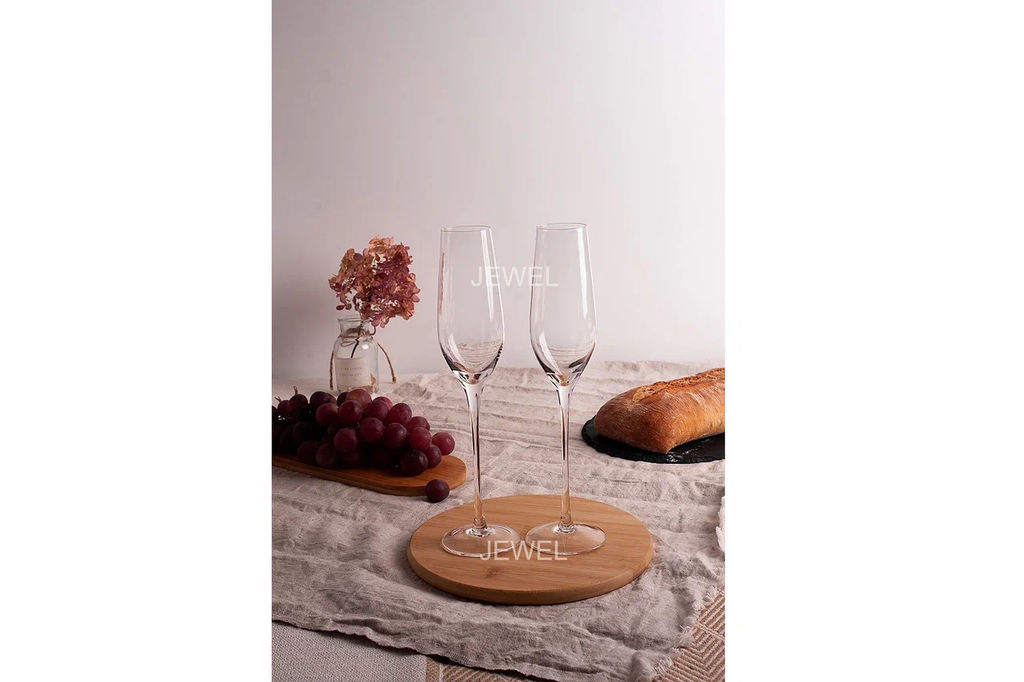 Набор бокалов для шампанского JEWEL Элегия 210 мл 2 предмета (стекло)
