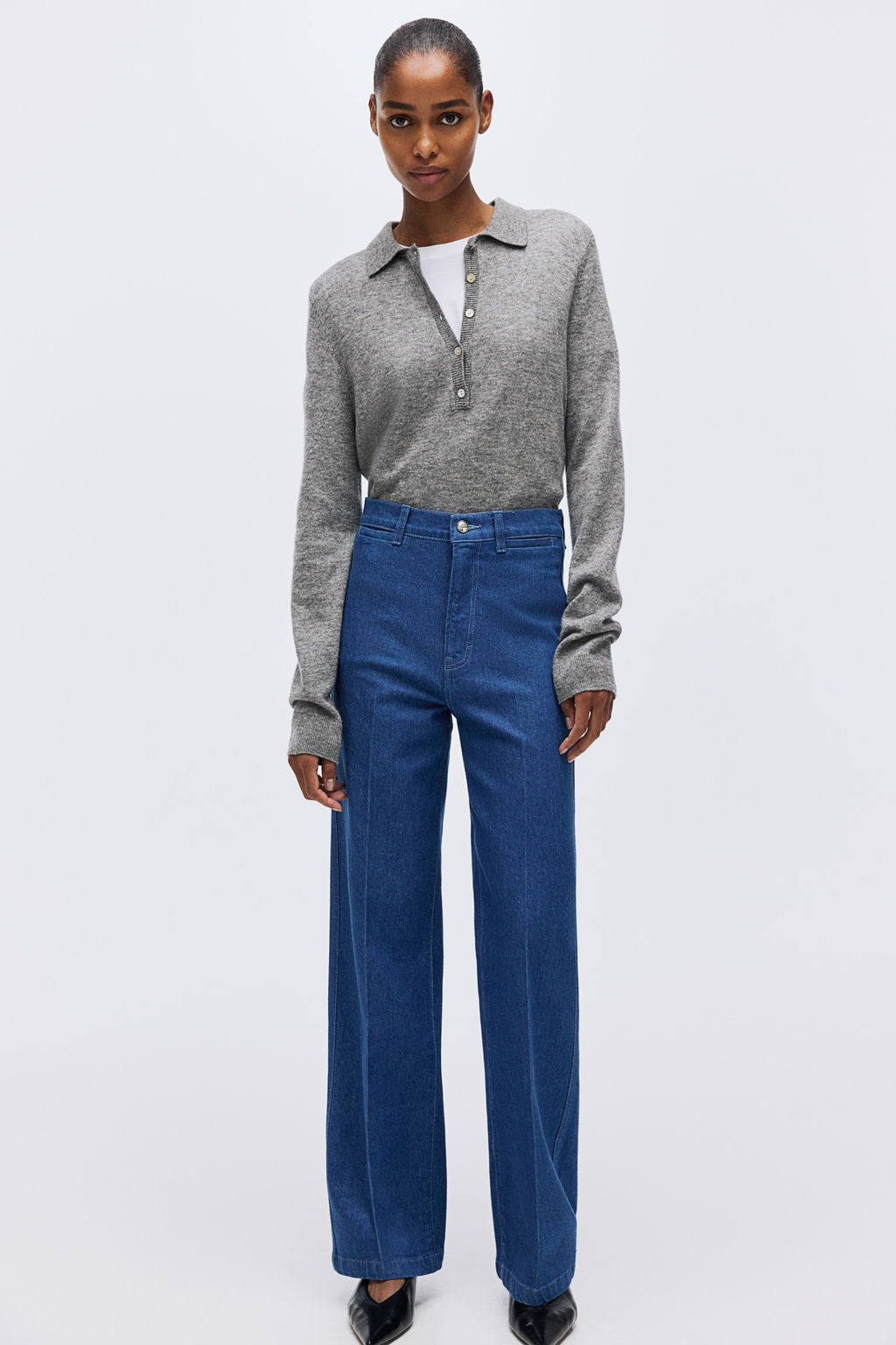 Straight High Jeans - H&m фото 4