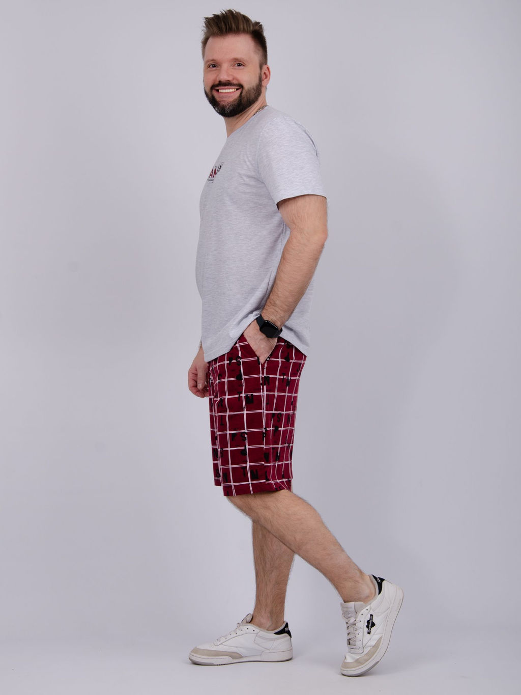 Костюм Чемпион, трикотаж - Малина фото 3