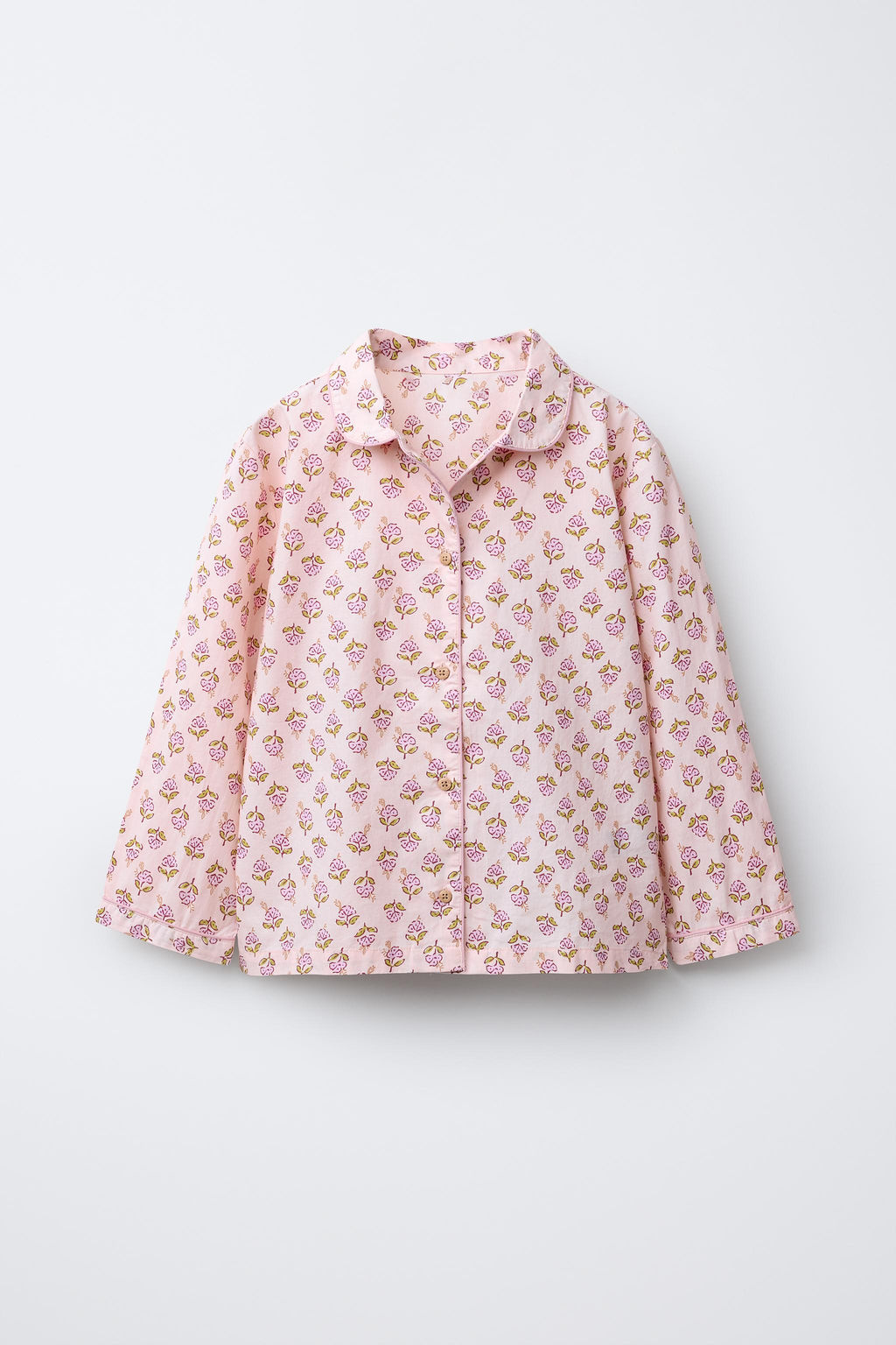 6-14 YEARS/ FLORAL SHIRT AND TROUSERS PYJAMAS - Zara фото 2