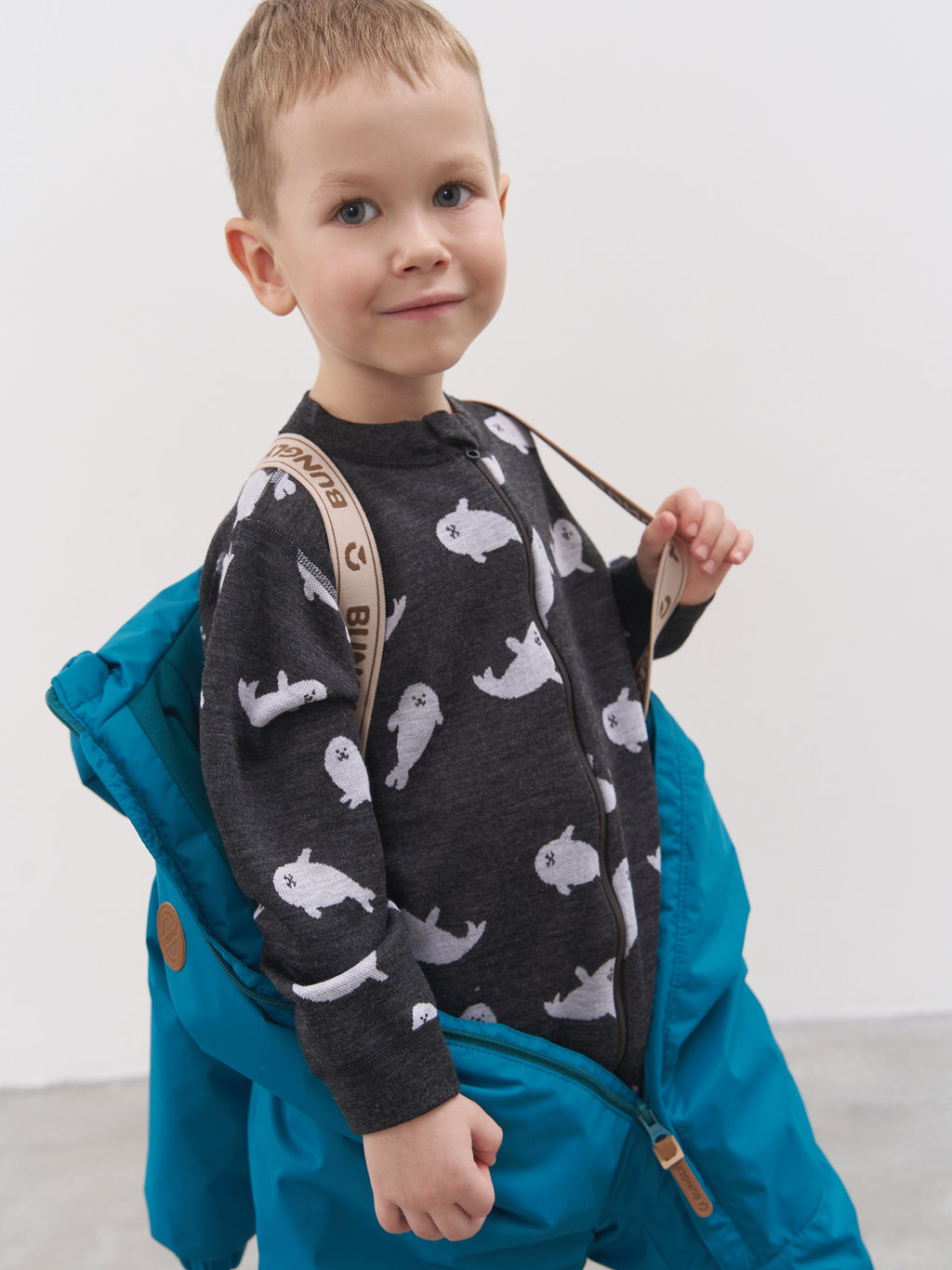 Комбинезон демисезонный мембранный Аквамарин 0+ - Bungly фото 9