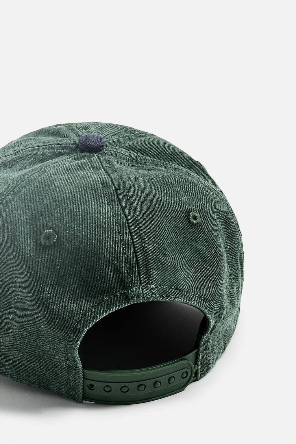 WASHED CAP WITH EMBROIDERY - Zara фото 4