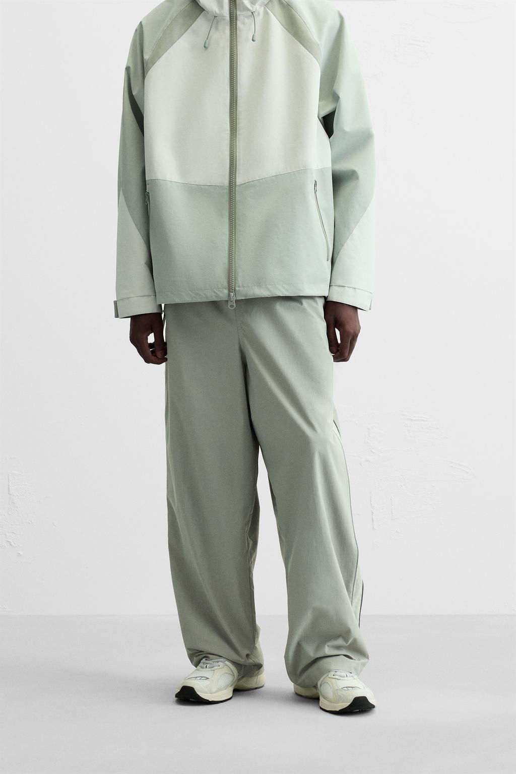 TECHNICAL TROUSERS WITH SIDE PANEL - Zara фото 2