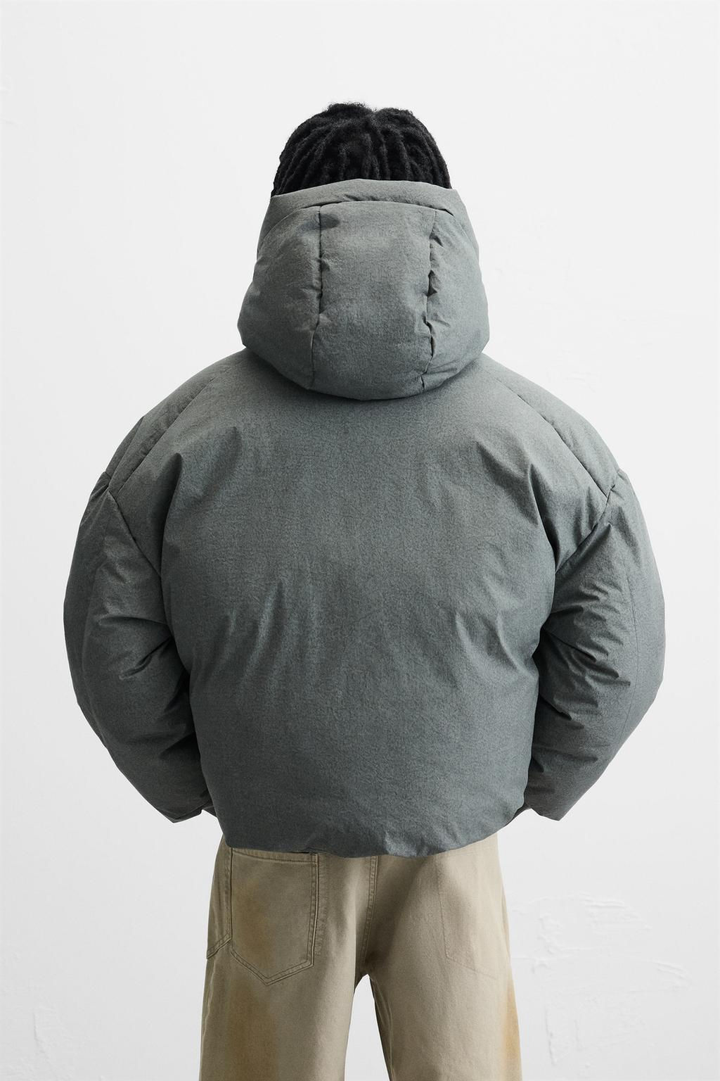 PADDED BOXY FIT JACKET - Zara фото 3