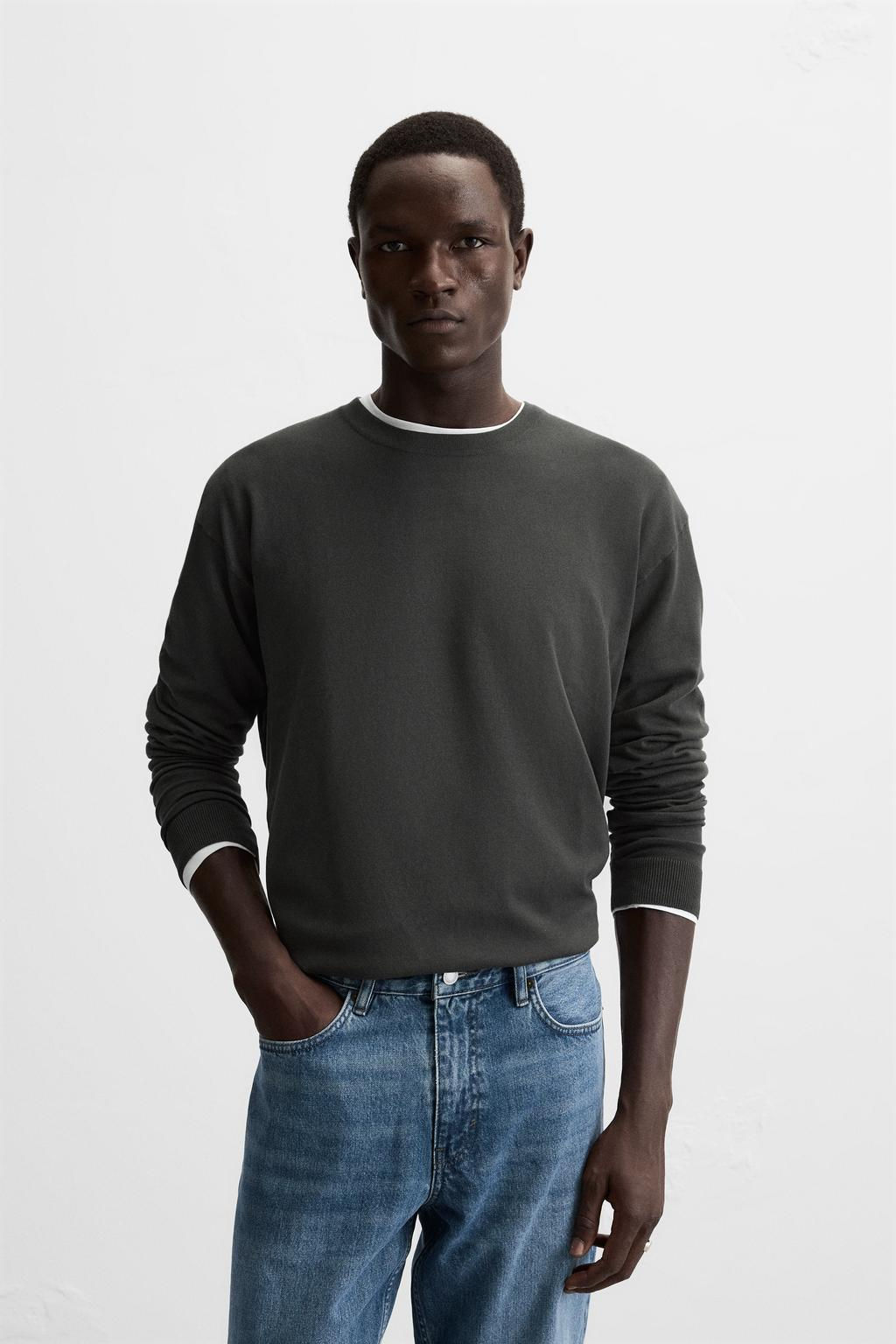 BASIC VISCOSE BLEND SWEATER - Zara фото 26