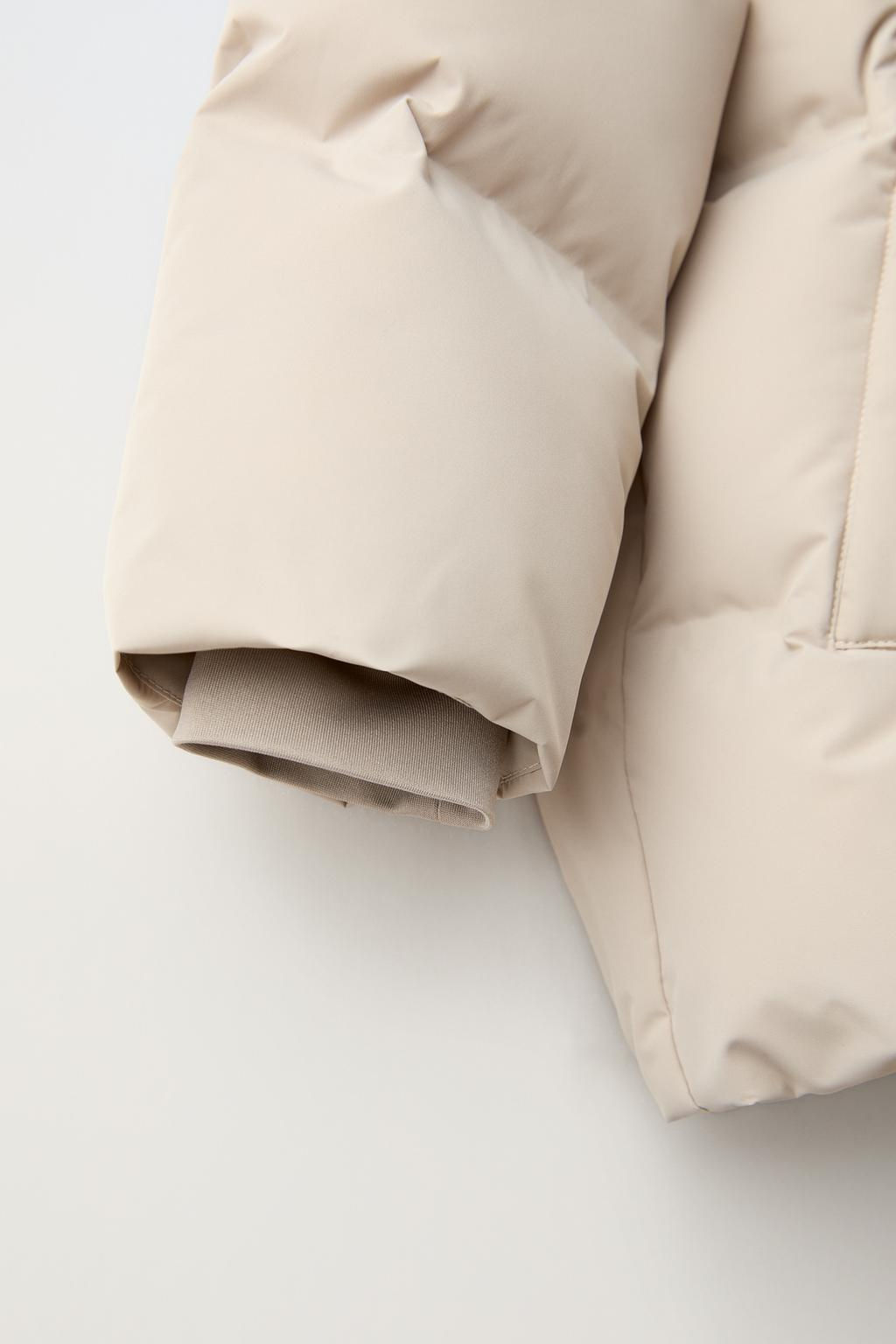 WATER-REPELLENT DOWN JACKET WITH LABEL - Zara фото 14