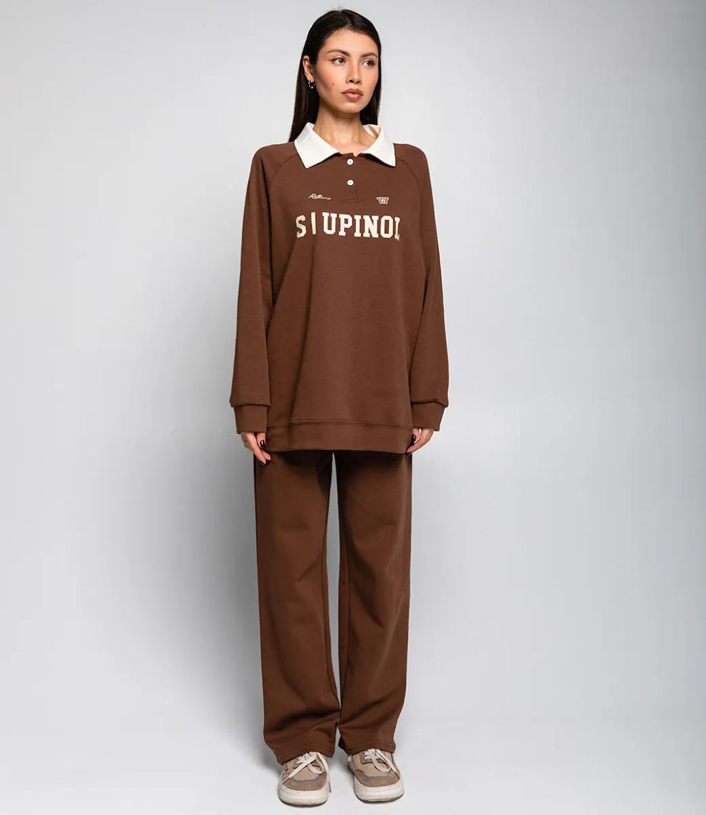 Спортивный костюм #КТ1257, коричневый - Dommod фото 2