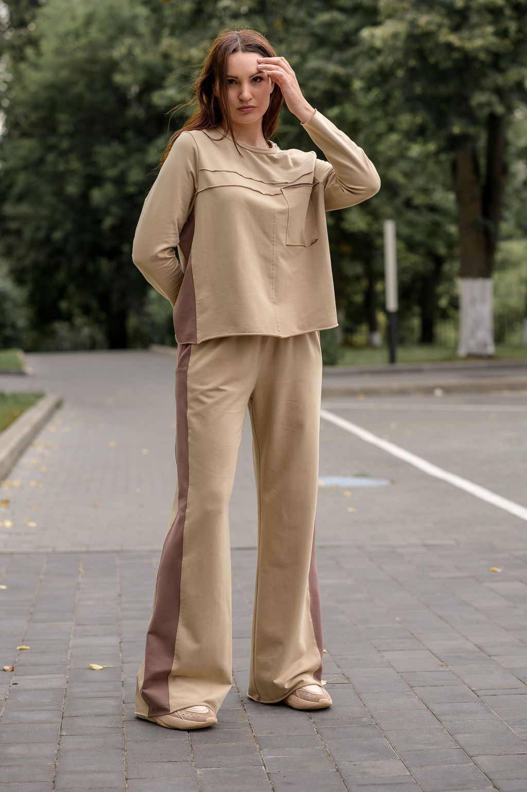 Костюм спорт-шик 100% хлопок(футер)