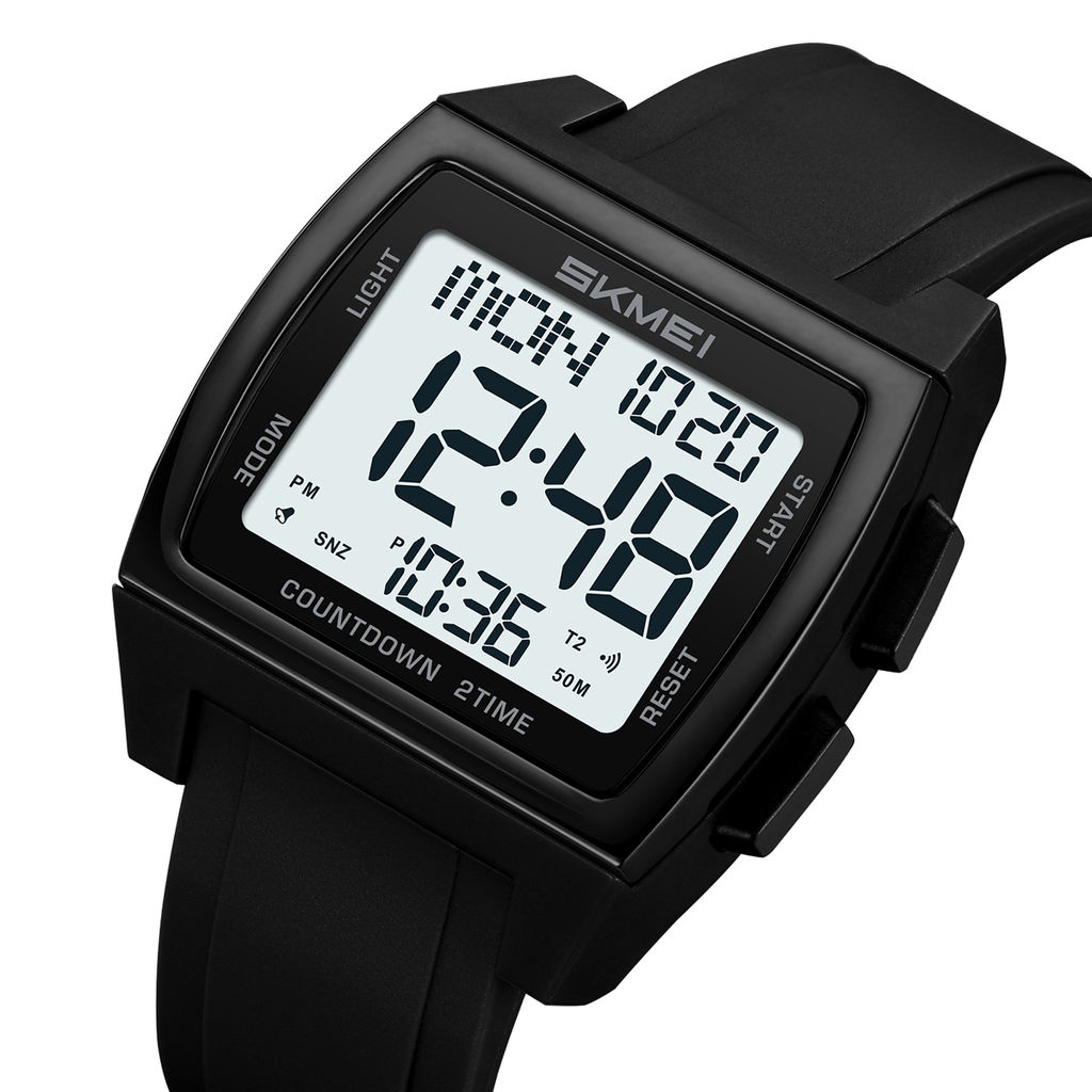 Часы наручные Skmei мужские электронные спортивные 2453black-white